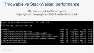 Optional. Stream<Optional<T>> (Java 8)
Call a contact for every city in around 40 km.
cities.stream()
.map(contactBook::getFirstContactFromCity)
//now we have Stream<Optional<Contact>>
.filter(Optional::isPresent)
.map(Optional::get)
.forEach(phoneDialer::dial);
@dgomezg 8
 