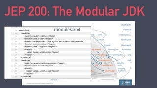 modules.xml
JEP 200: The Modular JDK
 