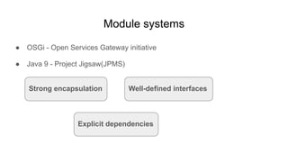 Java 9 modularity+ | PPT