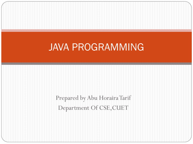 Basic Java Programming | PDF