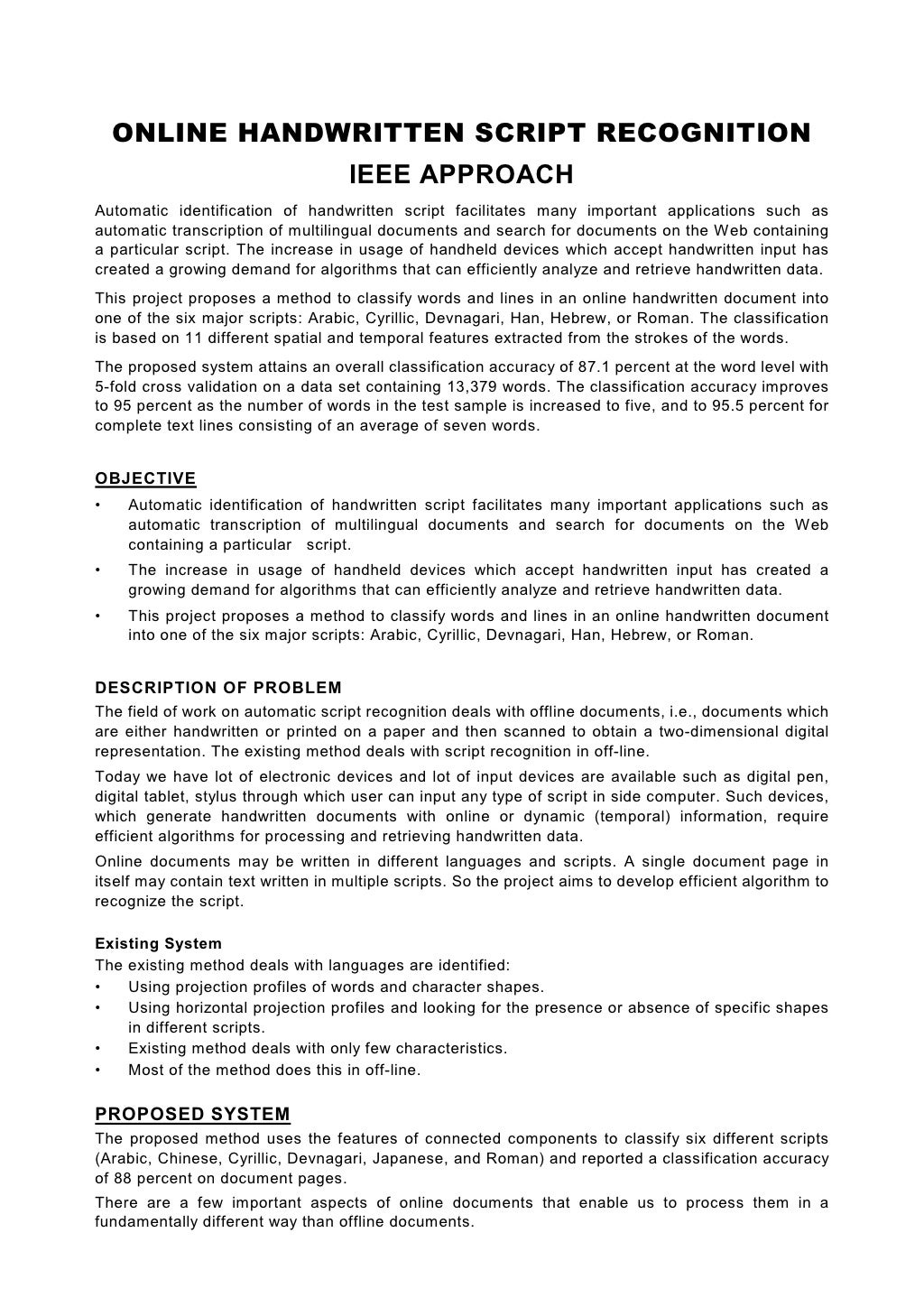 Java Abs Online Handwritten Script Recognition | PDF | Desktop ...