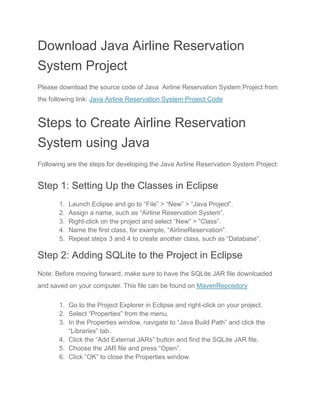 Java Airline Reservation System – Travel Smarter, Not Harder.pdf