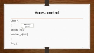 Static Import and access modifiers | PPTX