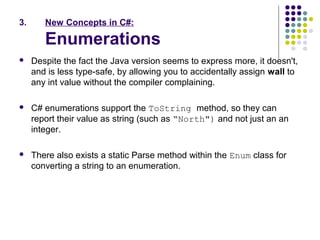 Difference between Java and c# | PPT