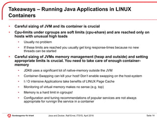 Java and cgroups eng | PPT