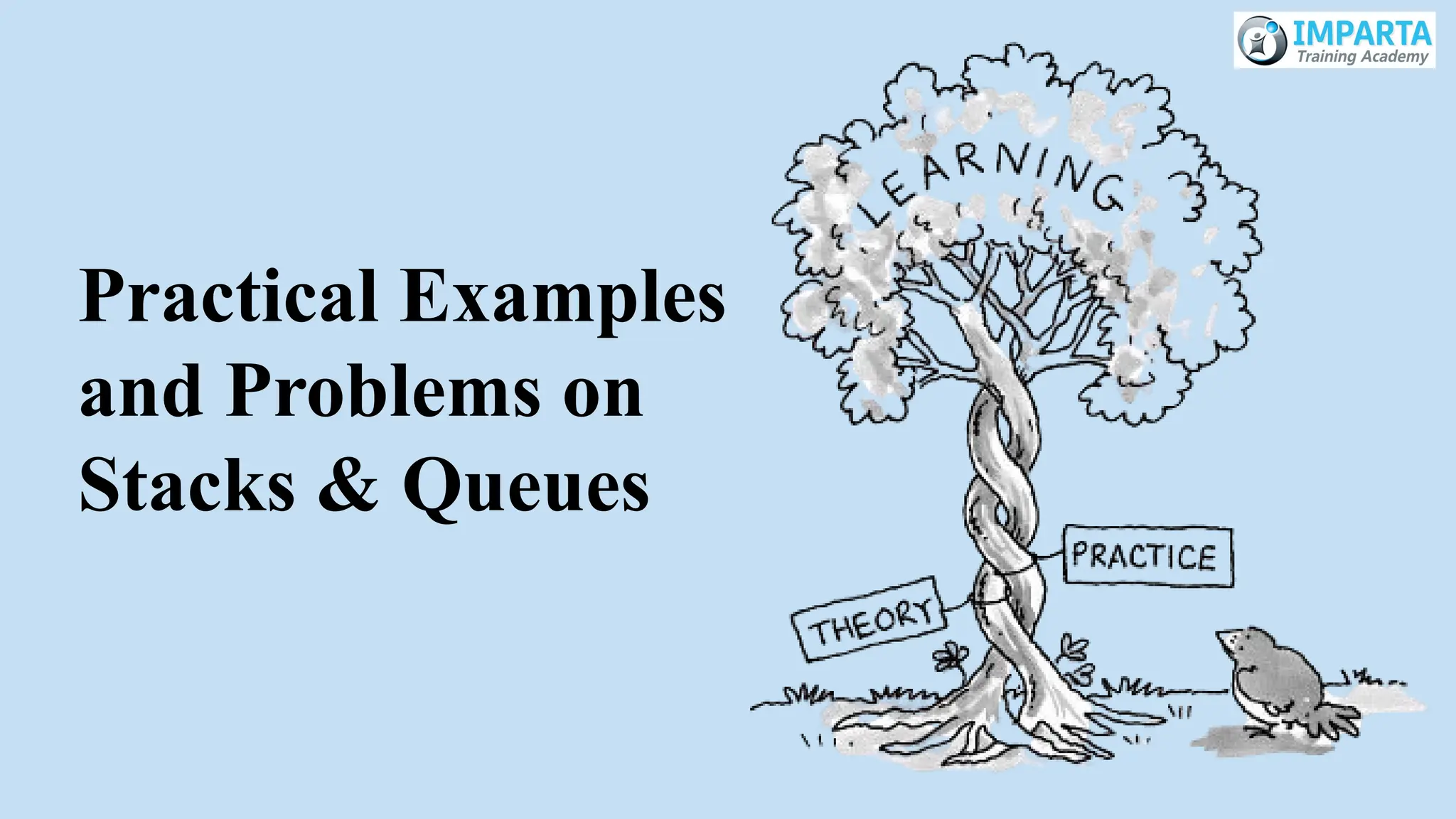 Practical Examples
and Problems on
Stacks & Queues
 