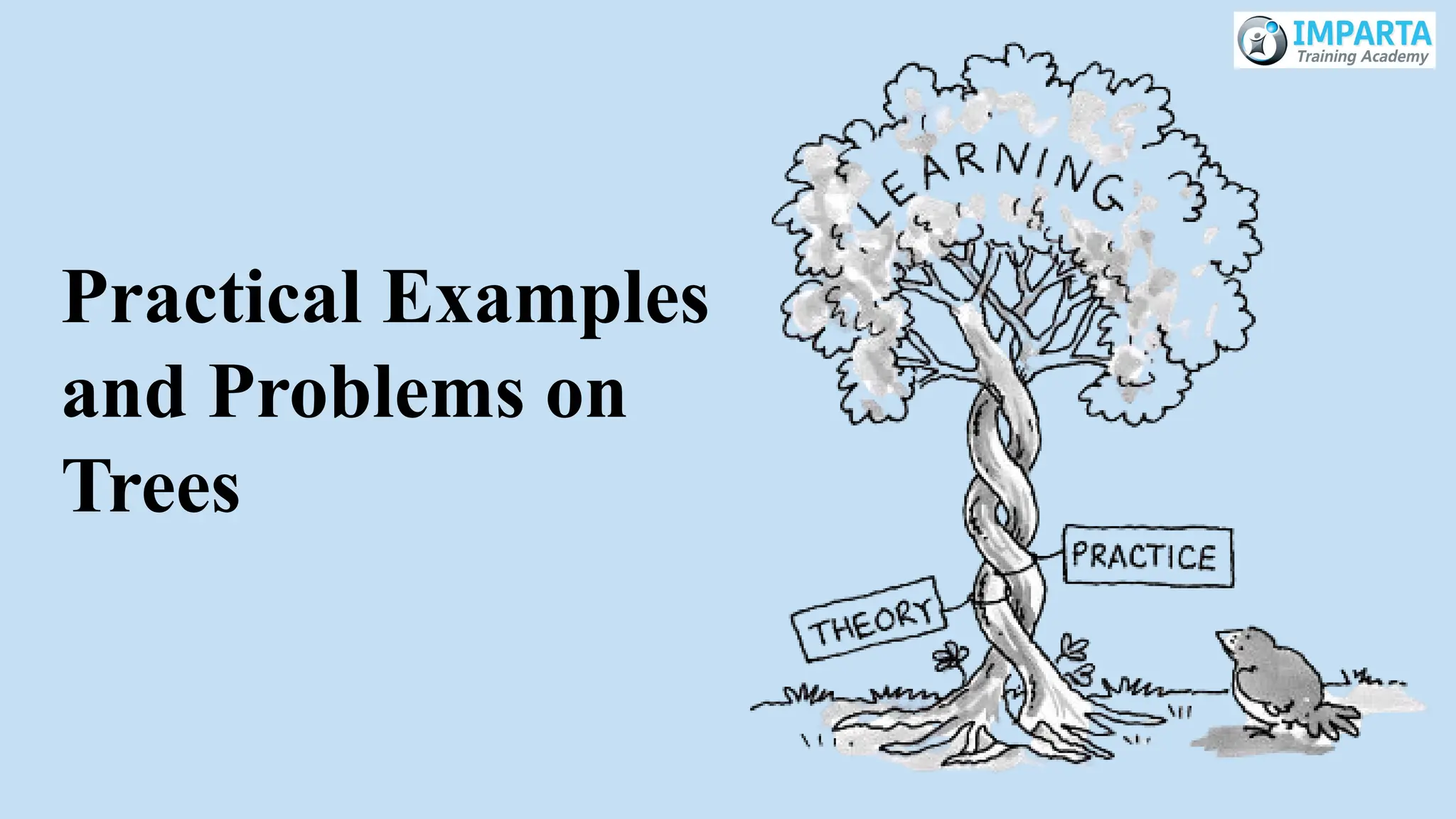 Practical Examples
and Problems on
Trees
 