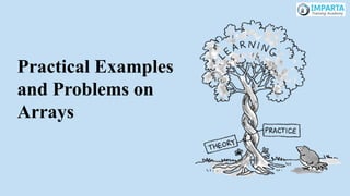 Practical Examples
and Problems on
Arrays
 