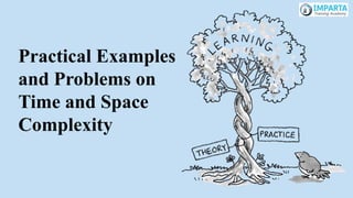 Practical Examples
and Problems on
Time and Space
Complexity
 