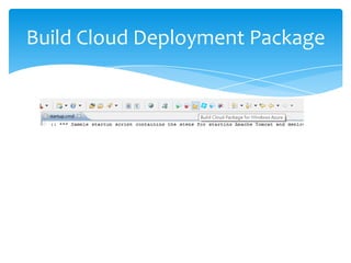 Build Cloud Deployment Package
 