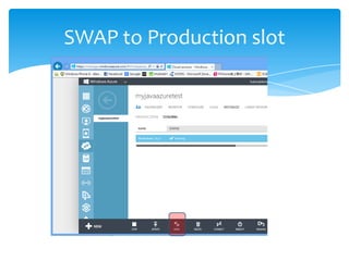 SWAP to Production slot
 
