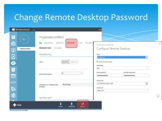 Change Remote Desktop Password
 