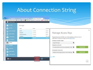 About Connection String
 