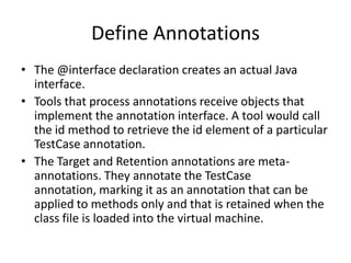 Java annotations | PPT