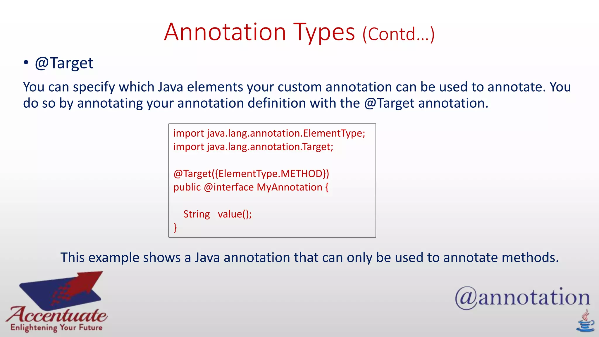 Java annotations | PPT