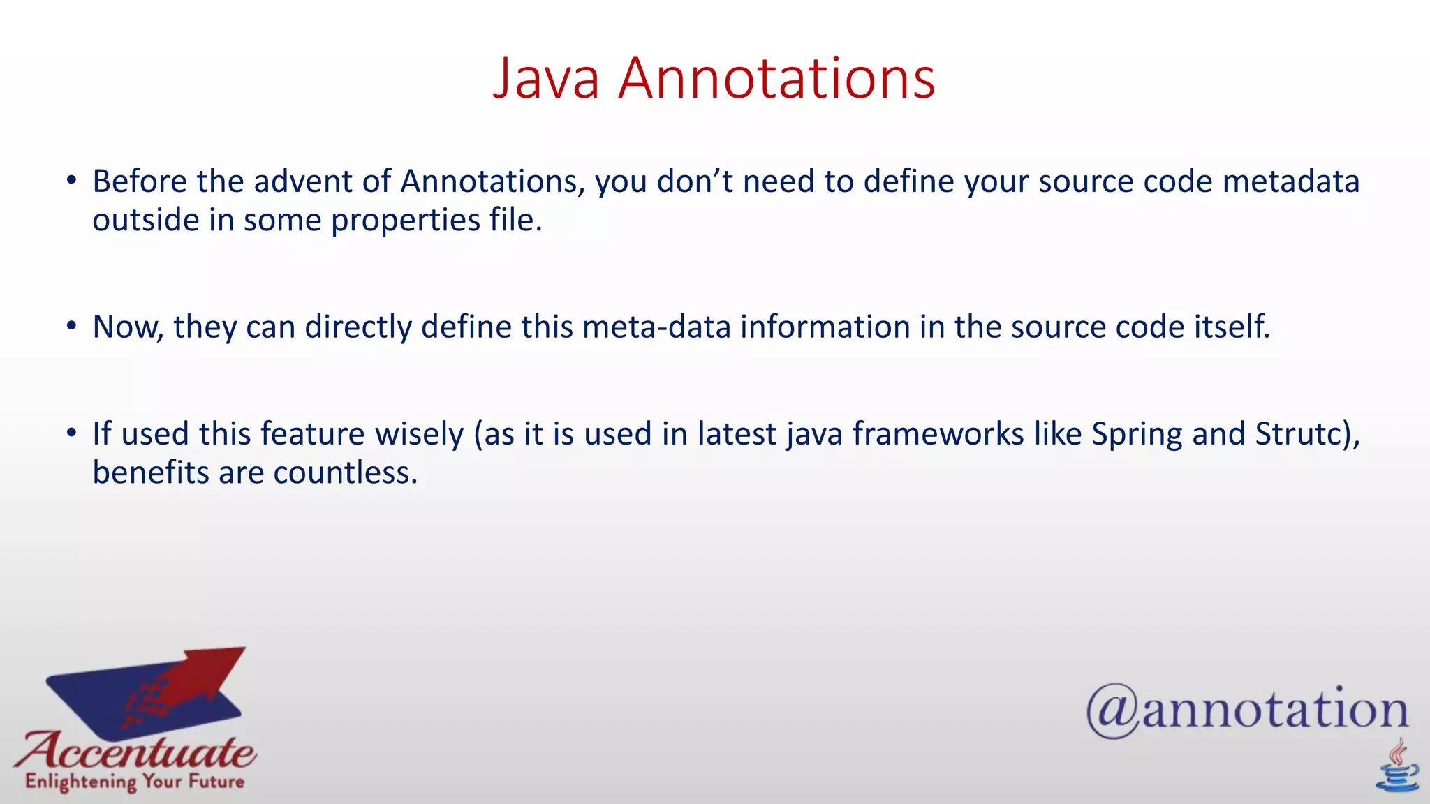 Java annotations | PPT
