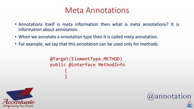 Java annotations | PPT