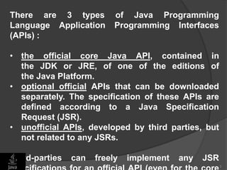 Java API | PPT
