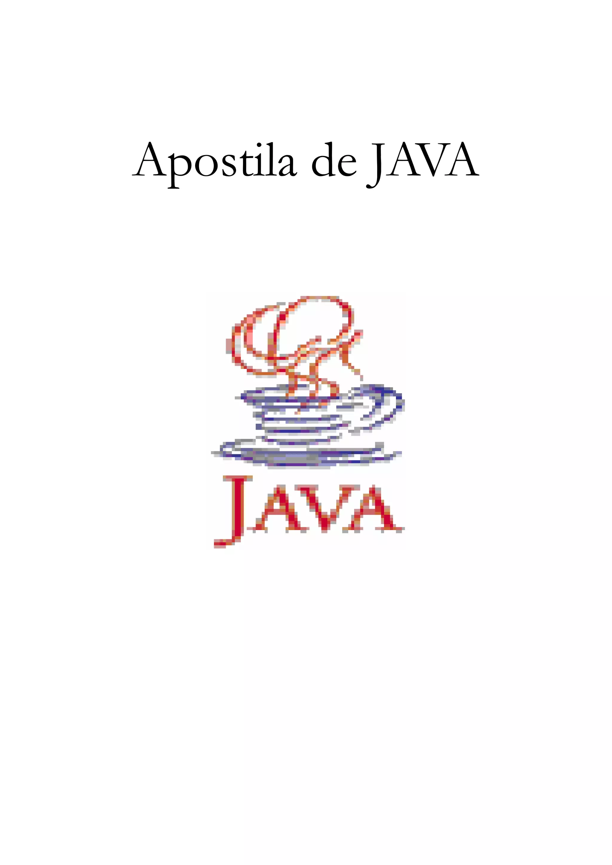 Apostila de JAVA
 