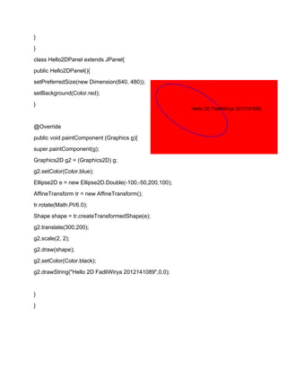 Java applet beserta contoh program | PDF