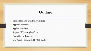 Java applet | PPTX