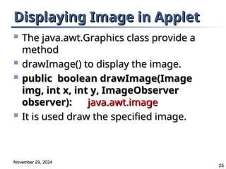 Introduction to Java Applet and Life cycle of an Applet | PPT