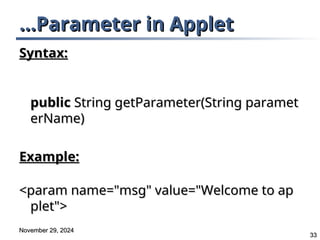 Introduction to Java Applet and Life cycle of an Applet | PPT