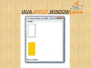 JAVA  APPLET  WINDOW 