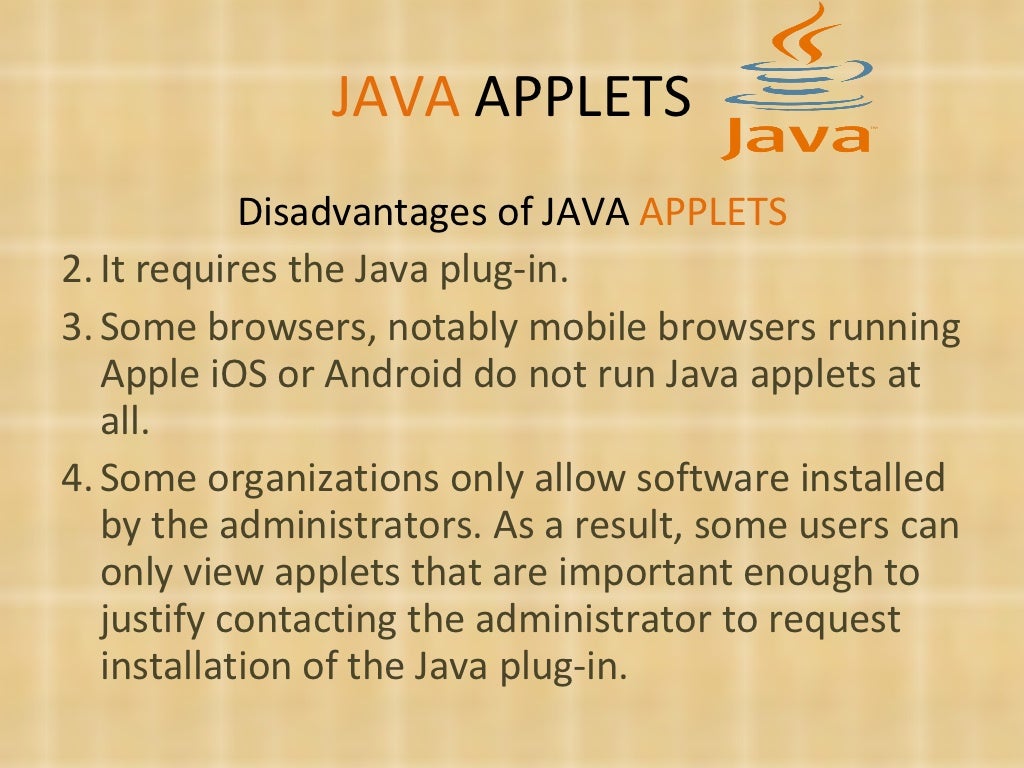 Java applets