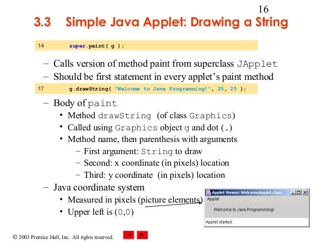 Drawing Lines In Java Applet : Java applets