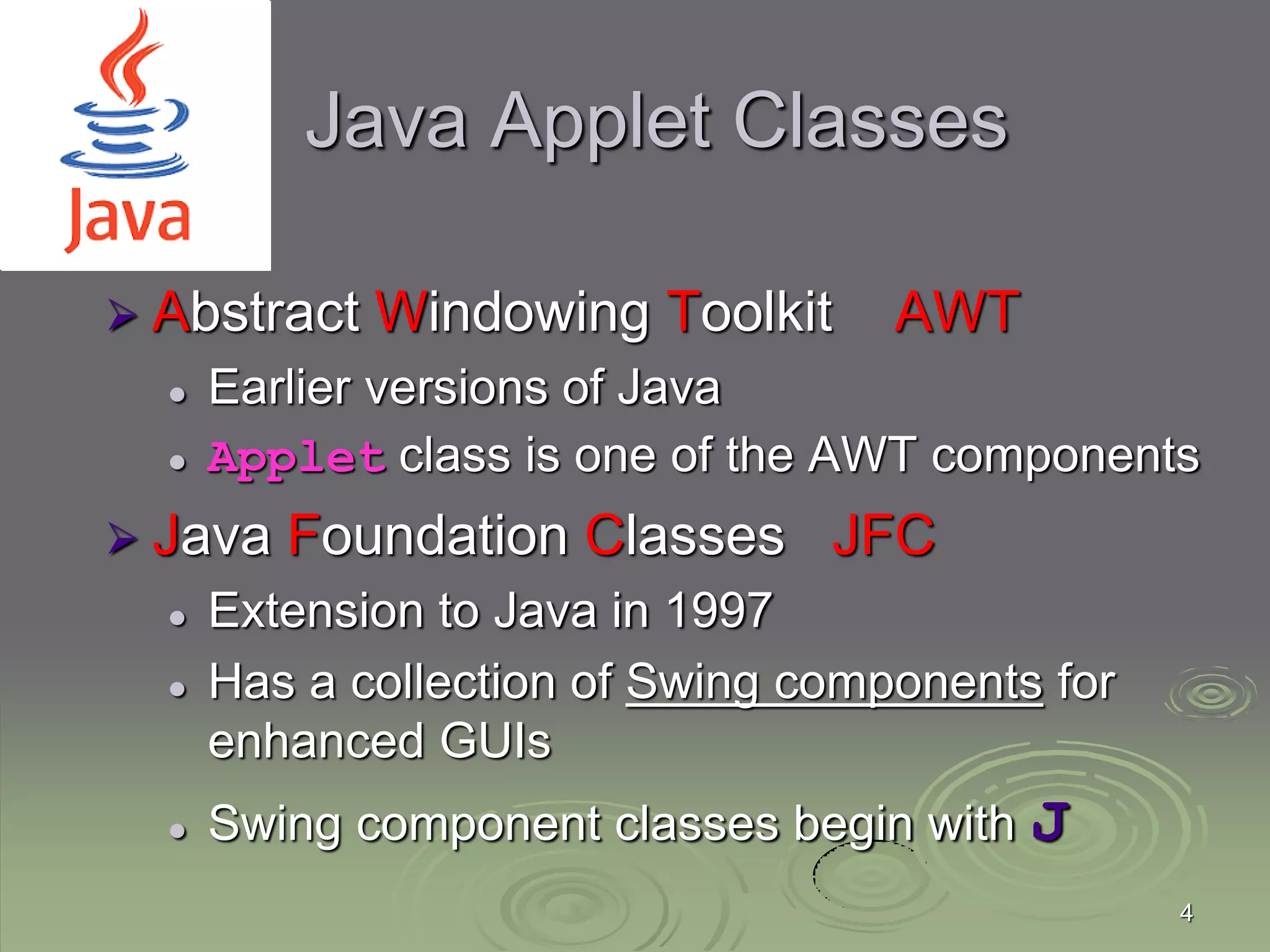 Java applets and working principles | PPT