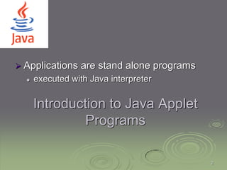 Java applets and working principles | PPT