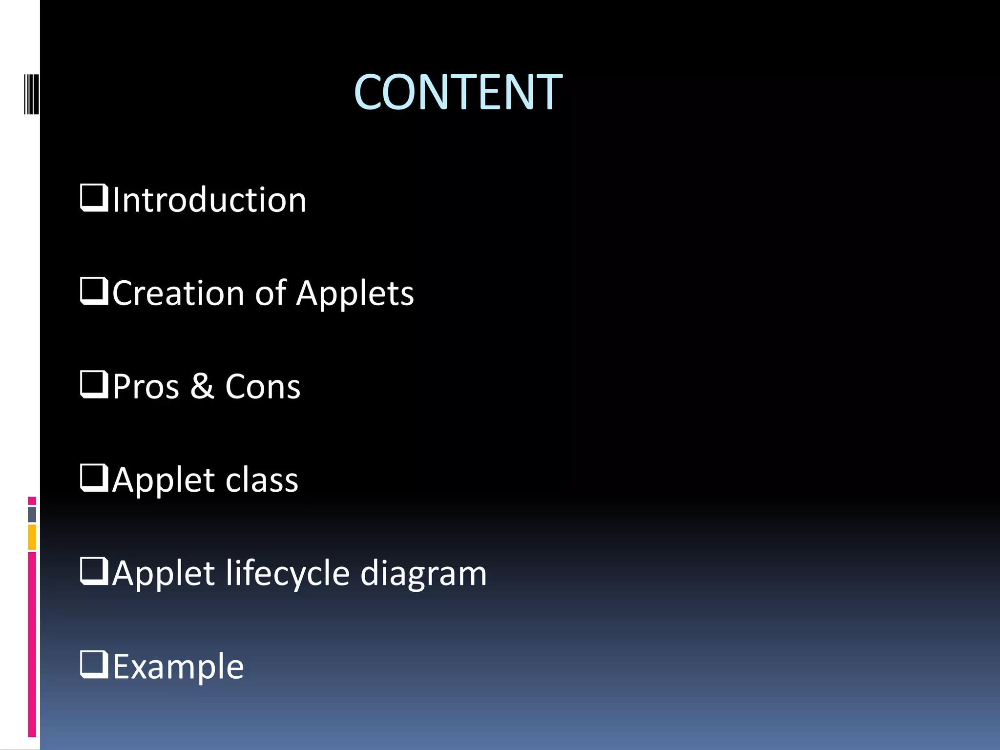 Java applets | PPT