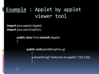 Java applets | PPT
