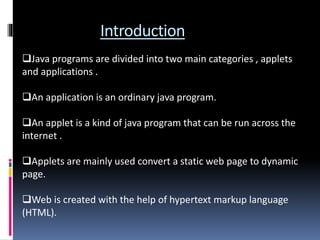 Java applets | PPT