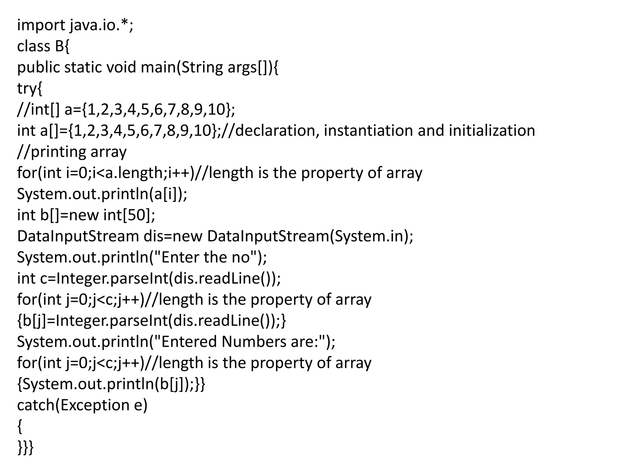 Java arrays | PPT