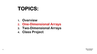Java Arrays | PPT