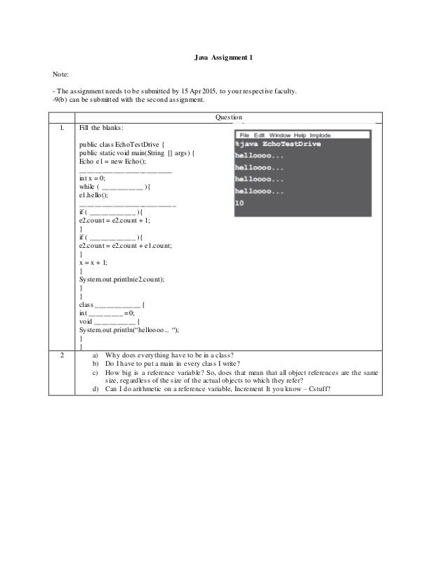 Buy java homework