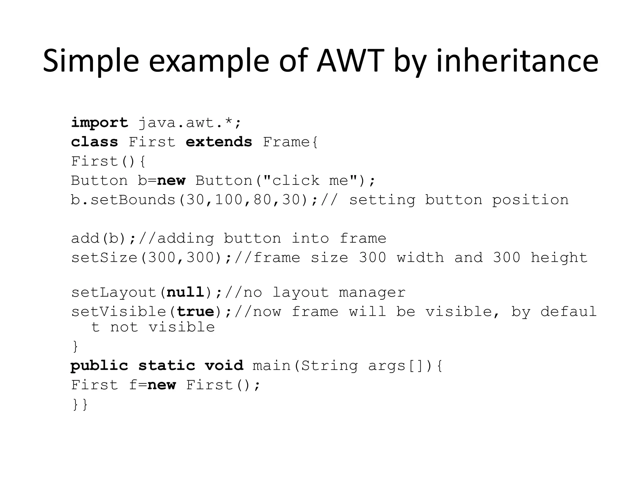 object oriented programming examples | PPT