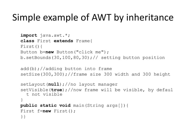 object oriented programming examples | PPT