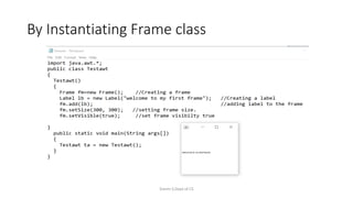 The Concept of Abstract Window Took Kit In Java | PDF