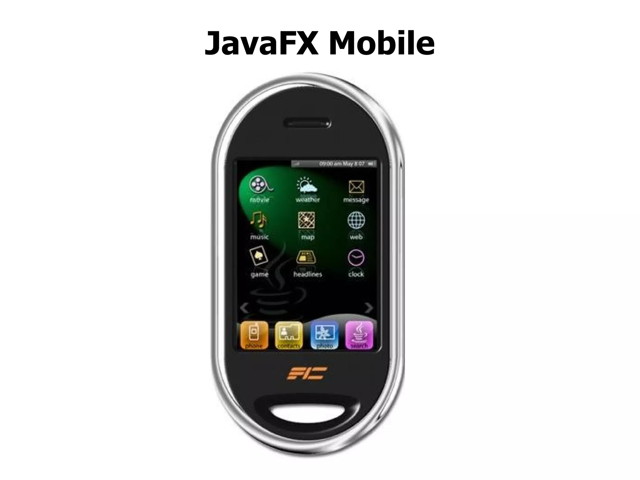 JavaFX Mobile 