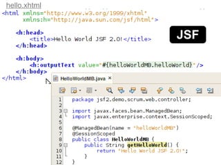 hello.xhtml JSF 