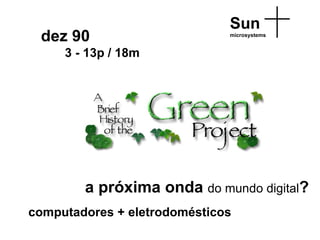 3 - 13p / 18m dez 90 a próxima onda  do mundo digital ? computadores + eletrodomésticos Sun microsystems 