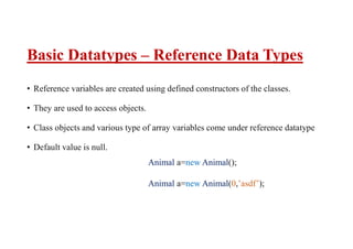 Java basic datatypes | PPT