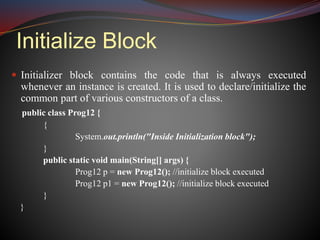 Java basics | PPT
