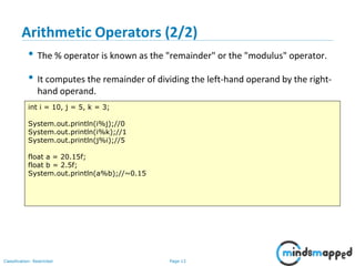 Session 06 - Java Basics | PPT