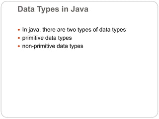 Java basics | PPT