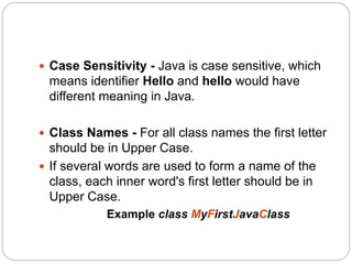 Java basics | PPT