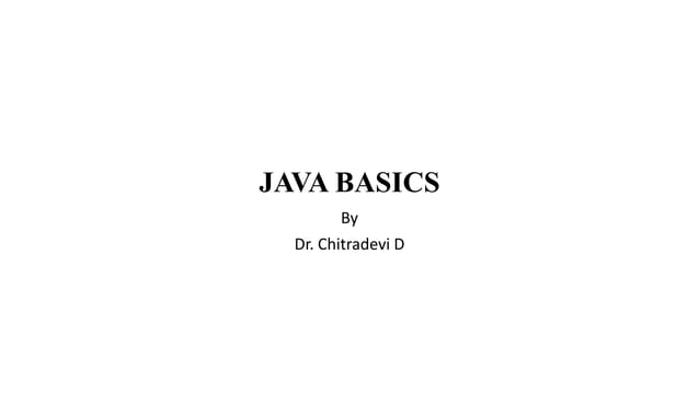 Object Oriented Programming Basic Concepts | PPT